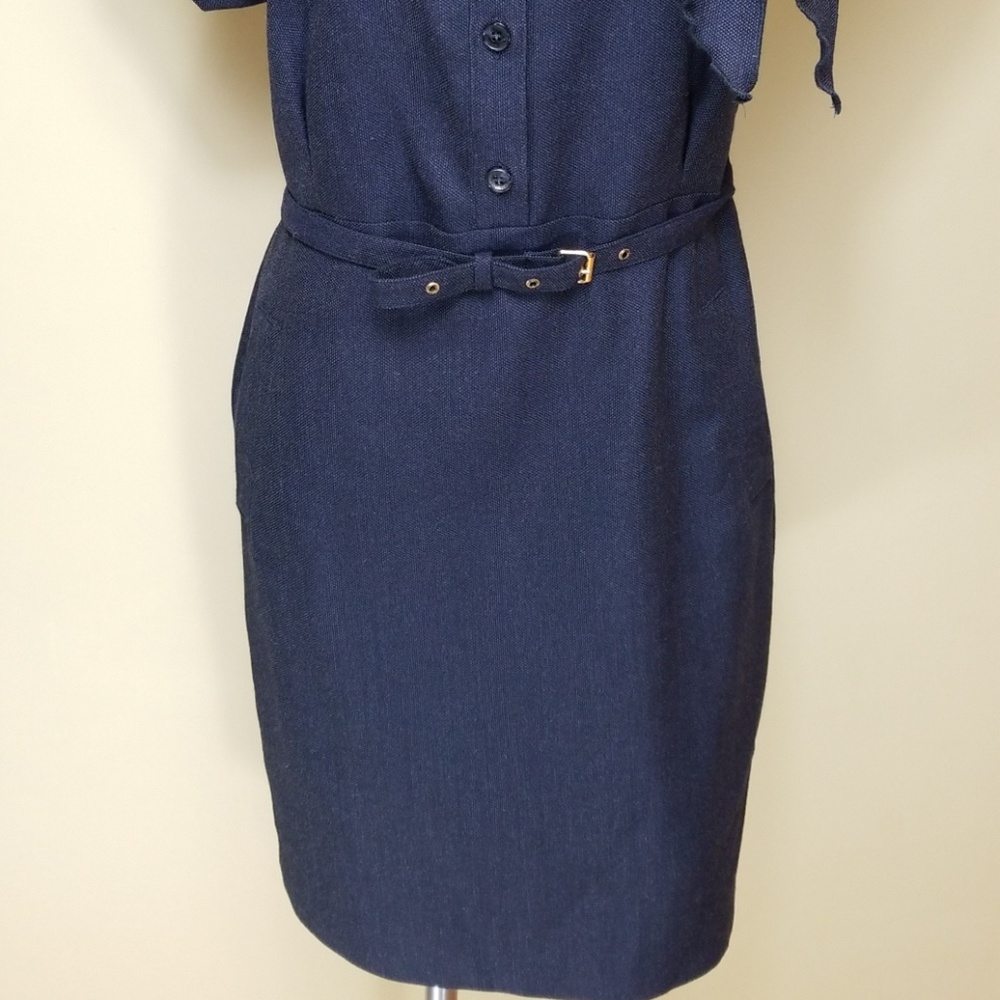 Moschino Love Side Bow Midi Desk to Dinner Dress - Picture 4 of 7